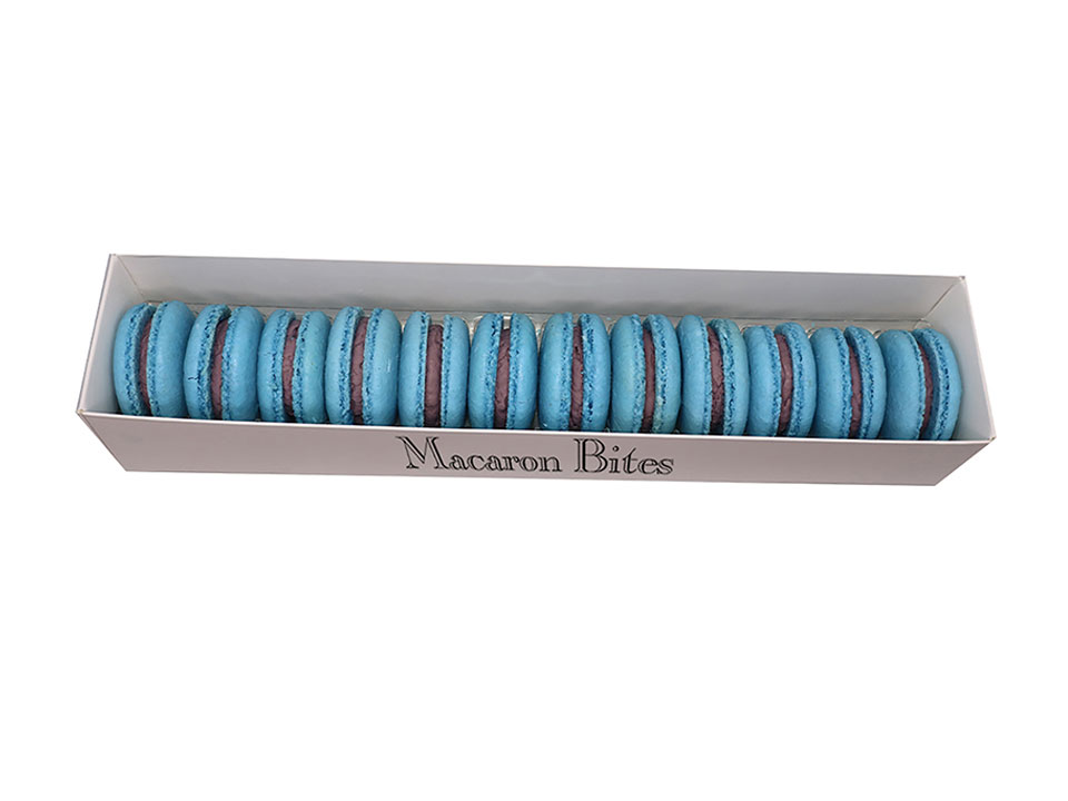 French Macaron</br> Blueberry Gift Box of 12