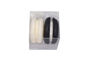French Macarons Party Favors - 10 Pack (Black Tie)