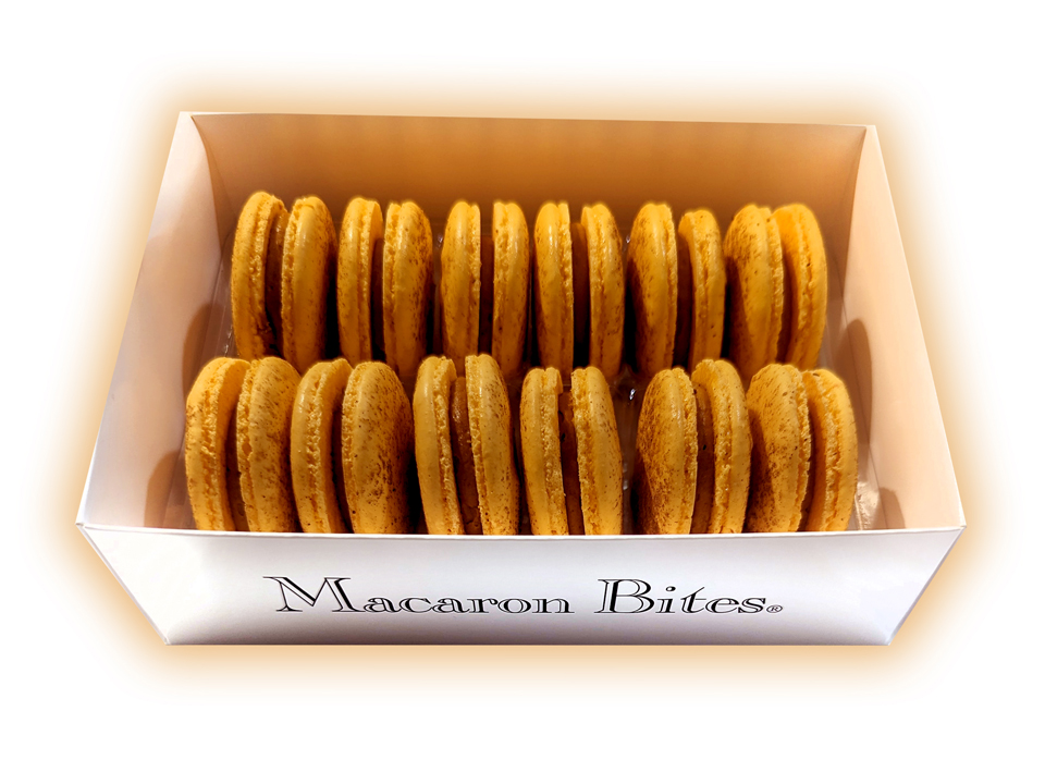 Pumpkin Macaron Cookies Gift Box - 12 Count