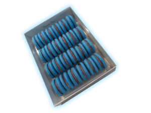 Blueberry Macarons Gift Box - 24 Count